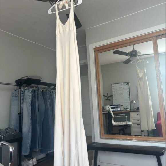 J. Crew Dresses & Skirts - J Crew 100% Silk Halter Gown • 4